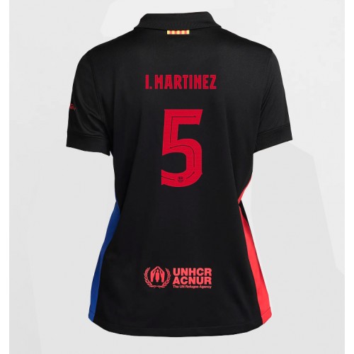 Fotballdrakt Dame Barcelona Inigo Martinez #5 Bortedrakt 2024-25 Kortermet